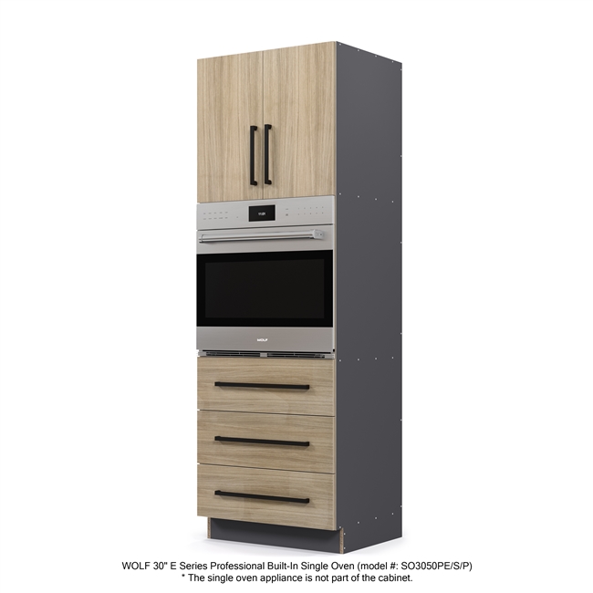 Custom Single Oven 2 Door 3 Equal Drawer