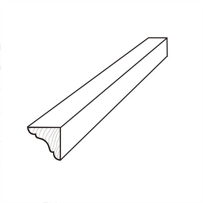 Summer White Shaker Light Molding