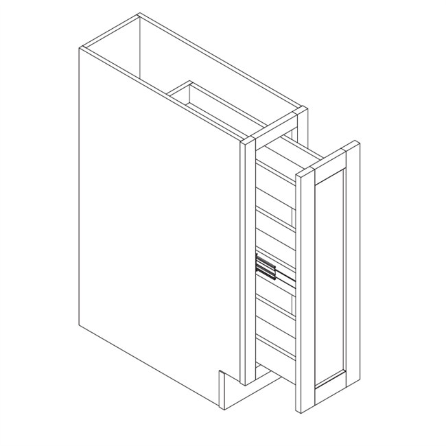 Ash Gray Base Spice Rack