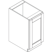 Coastal Shaker White Base 1 Full Height Door