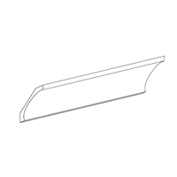 Charcoal Gray Cove Crown Molding