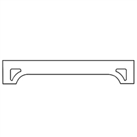 Summer White Shaker Valance