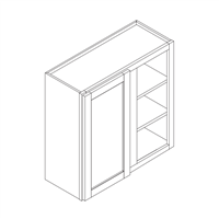 Coastal Shaker White Wall Blind Corner