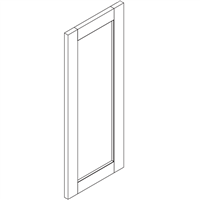Summer White Shaker Wall Fake Door