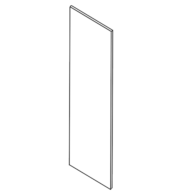 Pale Pine Wall End Panel