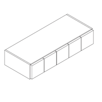 Coastal Shaker White Wall Spice Drawer